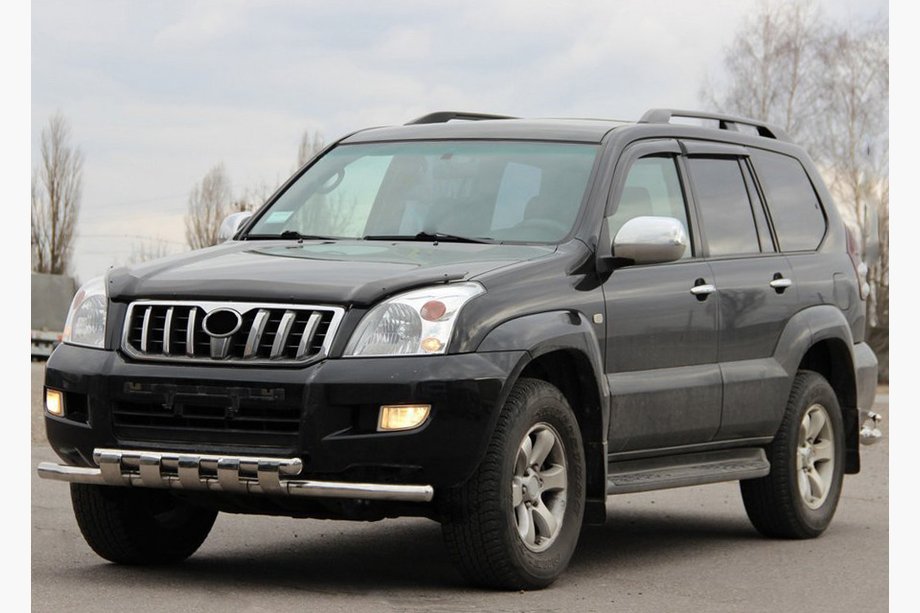 Toyota Land Cruiser Prado 120 2002–2009 Frontbøjle ST015 (rustfrit stål) Image
