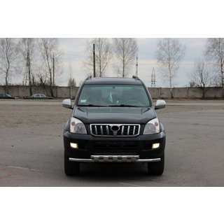 Frontbøjle ST015 (rustfrit stål) Toyota Land Cruiser Prado 120 2002–2009 foto 2
