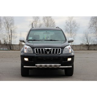 Frontbøjle ST015 (rustfrit stål) Toyota Land Cruiser Prado 120 2002–2009 foto 3