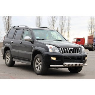 Frontbøjle ST015 (rustfrit stål) Toyota Land Cruiser Prado 120 2002–2009 foto 4
