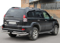 Toyota Land Cruiser Prado 120 2002–2009 Bageste dobbelte hjørnebøjler AK003-1 (2 stk., rustfrit stål) foto 4