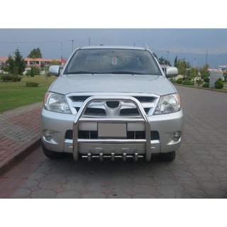 Bullbar QT007 (rustfrit stål) Toyota Hilux 2006–2015 foto 3