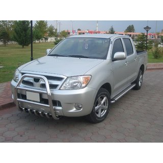Bullbar QT007 (rustfrit stål) Toyota Hilux 2006–2015 foto 2