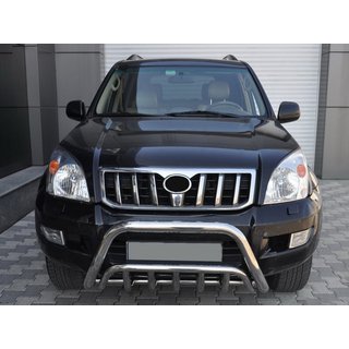 Lav frontbøjle WT002 (rustfrit stål) Toyota Land Cruiser Prado 120 2002–2009 foto 1