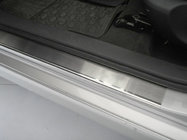 Toyota Auris 2007–2012 Dørtrinslister Nathaniko (4 stk., rustfrit stål) Standard - Lohmann tape, 0,5 mm foto 1