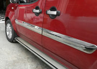 Fiat Doblo I 2005–2010 Dørlister, bred model (4 stk., rustfrit stål) Carmos - Tyrkisk stål foto 3