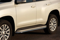 Toyota Land Cruiser Prado 120 2002–2009 Beskyttelse til sidetrin BB004 (2 stk., rustfrit stål) foto 1