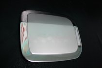 Toyota Rav 4 2001–2005 Tankklap cover i rustfrit stål foto 1