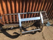 Toyota Land Cruiser Prado 120 2002–2009 Brugt bullbar med lygtebeskyttelse (original) foto 1