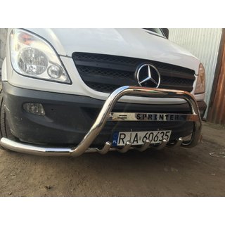 Bullbar WT003-Plus (rustfrit stål) Mercedes Sprinter W906 2006–2018 foto 4