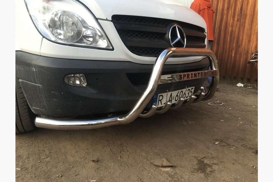 Mercedes Sprinter W906 2006–2018 Bullbar WT003-Plus (rustfrit stål) Foto 5