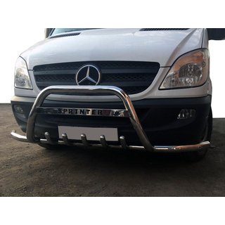 Bullbar WT003-Plus (rustfrit stål) Mercedes Sprinter W906 2006–2018 foto 1