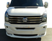Volkswagen Crafter 2006–2016 Frontspoilerlæbe til forkofanger 2012↗ (Era lige, til lakering) foto 2