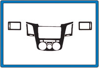 Toyota Hilux 2006–2015 Instrumentbordbeklædning Aluminium foto 3