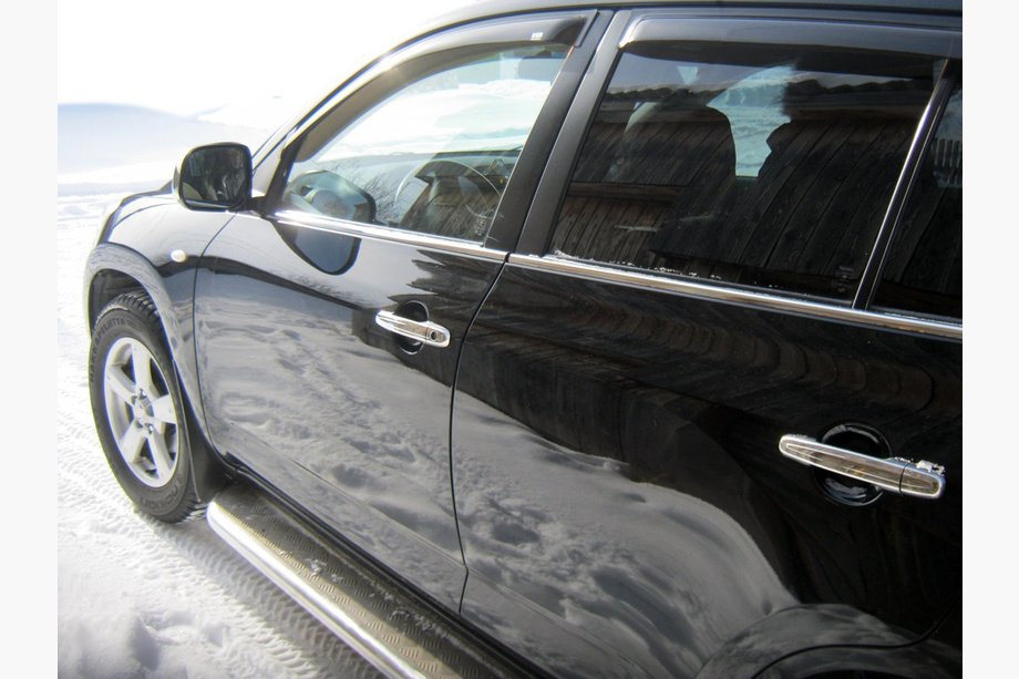 Toyota Rav 4 2006–2013 Udvendige vindueslister i rustfrit stål (4 stk.) Carmos - Tyrkisk stål Image