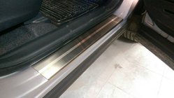 Toyota Rav 4 2013–2018 Dørtrinslister Nathaniko (4 stk., rustfrit stål) Premium - 3M tape, 0,8 mm foto 2