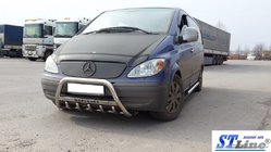 Mercedes Viano 2004–2014 Bullbar WT003/004 (rustfrit stål) foto 9