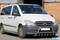 Mercedes Viano 2004–2014 Bullbar WT003/004 (rustfrit stål) foto 2