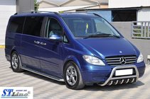 Mercedes Viano 2004–2014 Bullbar WT003/004 (rustfrit stål) foto 8