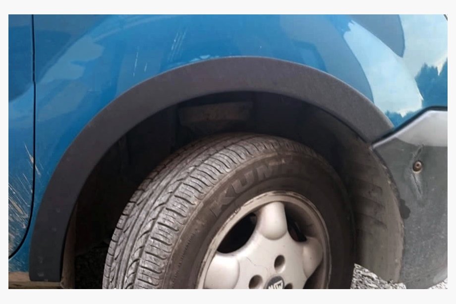 Renault Kangoo 1998–2008 Hjulbuekanter (4 stk., sorte) Plast Image