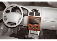 Kia Rio 2000–2005 Instrumentbordlister (2002-2005) Carbon foto 2
