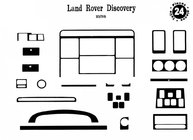Land Rover Discovery II 1998–2004 Instrumentbordbeklædning Aluminium foto 2