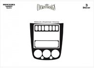 Mercedes Vaneo W414 2001–2005 Instrumentbordbeklædning foto 3