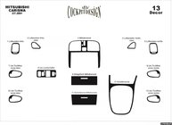 Mitsubishi Carisma 1995–2004 Instrumentbordbeklaedning (1999-2003) Carbon-look foto 3