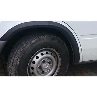 Skærmkantslister (6 stk., sorte)