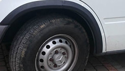 Mercedes Sprinter W901/902/903/904/905 1995–2006 Skærmkantslister (6 stk., sorte) foto 1