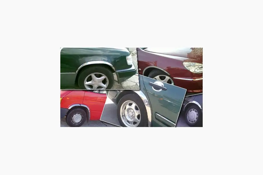 Volkswagen Polo 2001–2009 Skærmkantlister (4 stk., rustfrit stål) Foto 6
