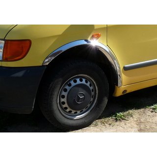 Skærmkantlister (4 stk., rustfrit stål) Mercedes Vito W638 1996–2003 foto 2