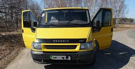 Ford Transit 2000–2014 Motorhjelmsdeflektor 2000-2006 VIP foto 1