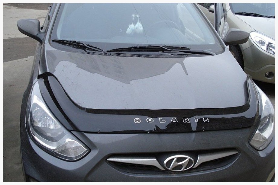 Hyundai Accent 2011–2017 Motorhjelmsdeflektor 2010-2014 (VIP) Image