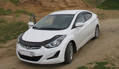 Hyundai Elantra (MD/UD) 2011–2015 Deflektor til motorhjelm VIP foto 1