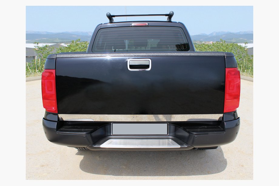 Volkswagen Amarok 2010–2022 Bagklapskantliste (rustfrit stål) OmsaLine - italiensk rustfrit stål Image