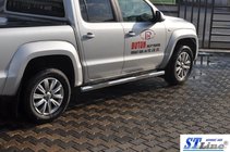 Volkswagen Amarok 2010–2022 Siderør (2 stk., rustfrit stål) 60 mm foto 3