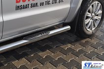 Volkswagen Amarok 2010–2022 Siderør (2 stk., rustfrit stål) 60 mm foto 4