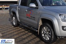 Volkswagen Amarok 2010–2022 Siderør (2 stk., rustfrit stål) 60 mm foto 7