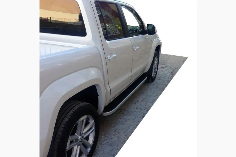 Volkswagen Amarok 2010–2022 Sidetrin Tayga Grey (2 stk., aluminium) Image