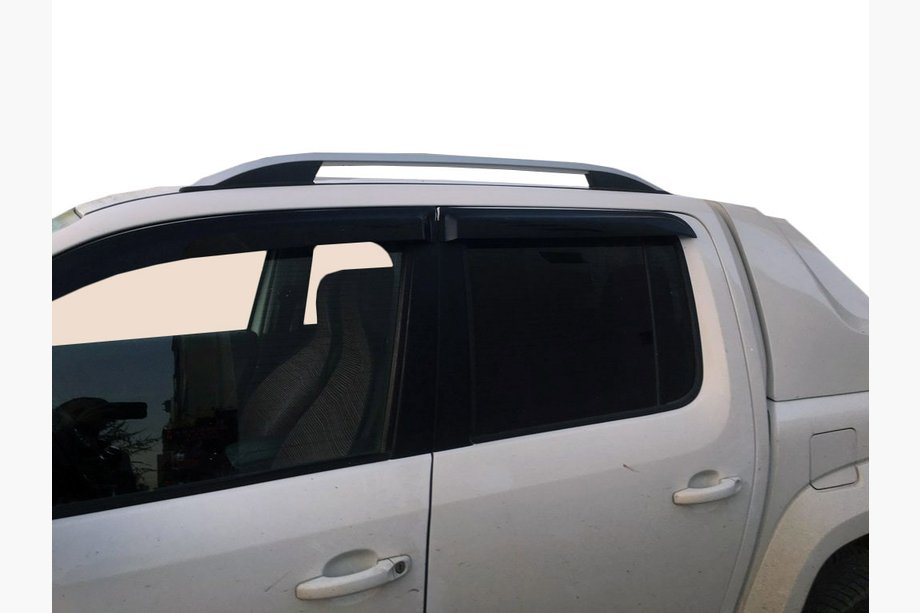 Volkswagen Amarok 2010–2022 Tagrælinger Skyport Grey Foto 1