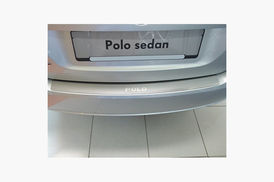 Volkswagen Polo 2010–2017 Bagkofangerbeskytter Nataniko (rustfri stål) 2009-2014, Hatchback Image