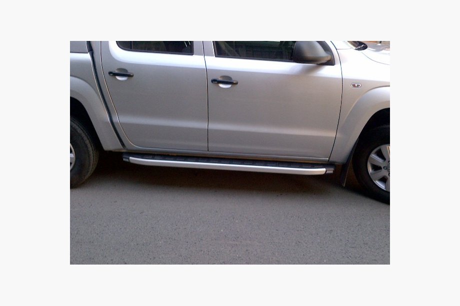 Volkswagen Amarok 2010–2022 Sidetrin Fullmond Grey (2 stk., aluminium) Image