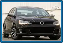 Volkswagen Jetta 2011–2018 Spejlkåber til EU (2 stk., rustfrit stål) foto 2