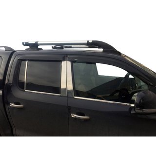 Dørstolpe-lister (6 stk., rustfrit stål) Volkswagen Amarok 2010–2022 foto 3