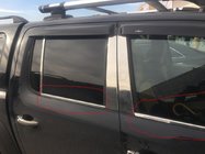 Volkswagen Amarok 2010–2022 Vindueslister (4 stk., rustfrit stål) Carmos - Tyrkisk stål foto 2