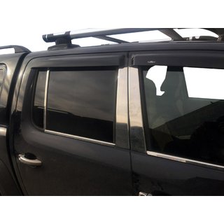 Dørstolpe-lister (6 stk., rustfrit stål) Volkswagen Amarok 2010–2022 foto 1