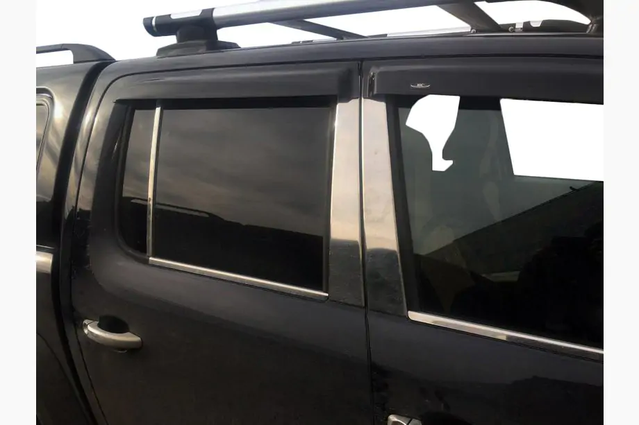 Volkswagen Amarok 2010–2022 Dørstolpe-lister (6 stk., rustfrit stål) Image