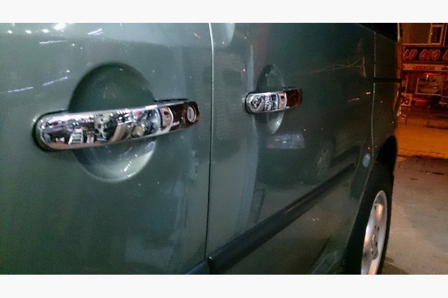Volkswagen Caddy 2010–2015 Dørgrebsdæksler (rustfrit stål) 4 stk. Carmos - tyrkisk rustfrit stål Foto 5