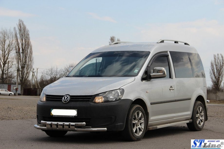 Volkswagen Caddy 2010–2015 Frontbøjle Shark ST015 (rustfri stål) Foto 2